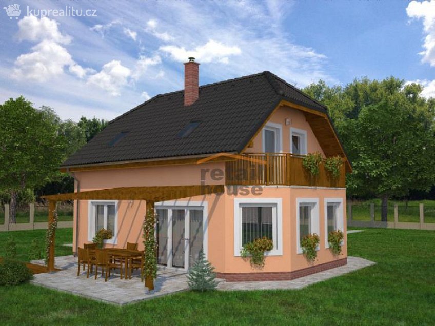 Prodej  projektu  domu na klíč 106 m^2 Chodský Újezd 