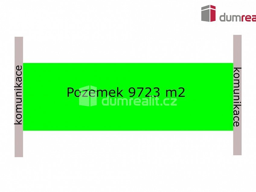 Prodej  stavebního pozemku 4861 m^2 Lysá nad Labem, Lysá nad Labem 