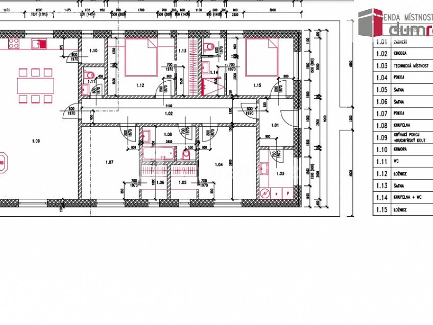 Prodej  rodinného domu 121 m^2 Tuhaň, Tuhaň 