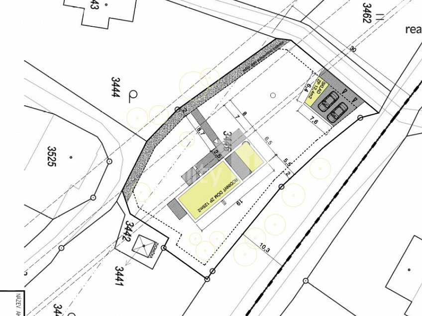 Prodej  stavebního pozemku 1200 m^2 Za Tratí, Liberec 