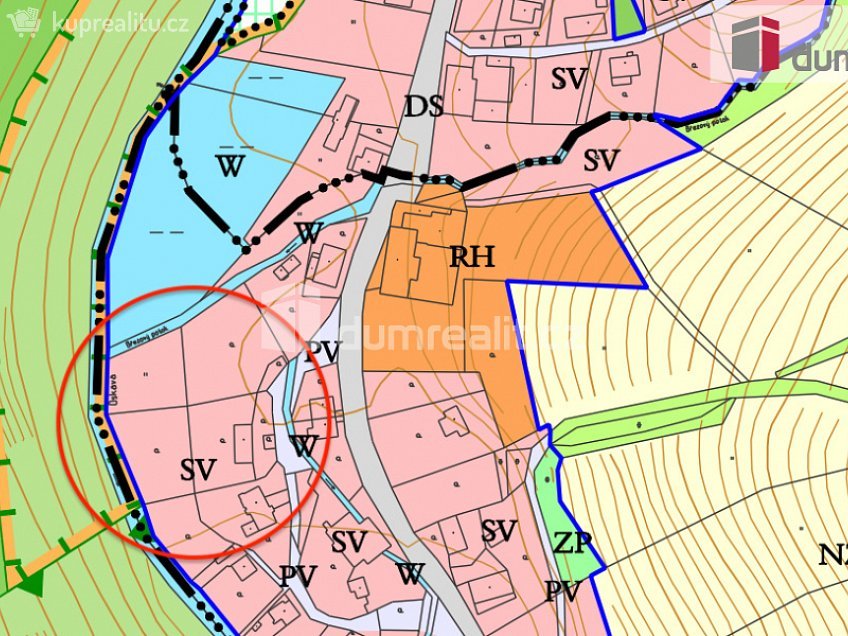 Prodej  stavebního pozemku 4532 m^2 Oskava, Oskava 