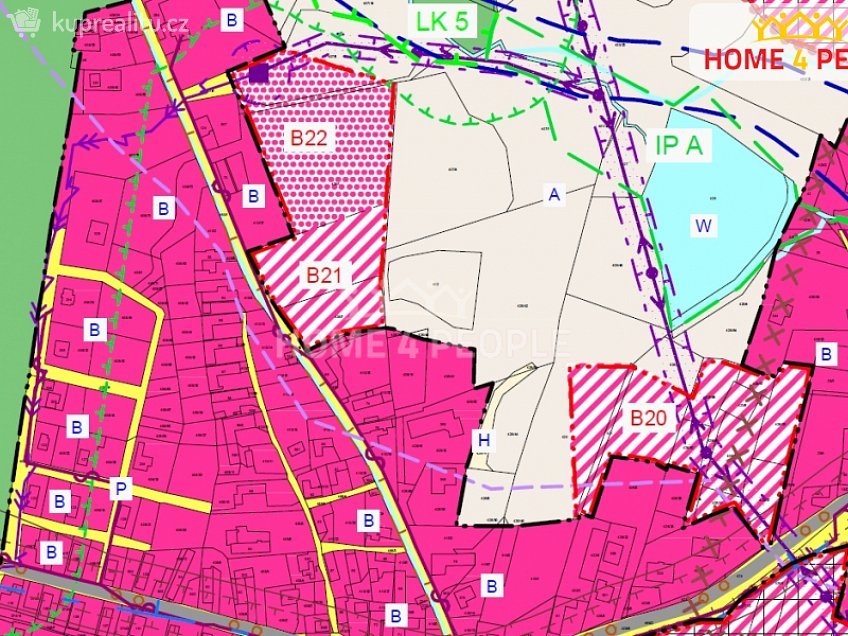 Prodej  stavebního pozemku 2392 m^2 Láz, Láz 