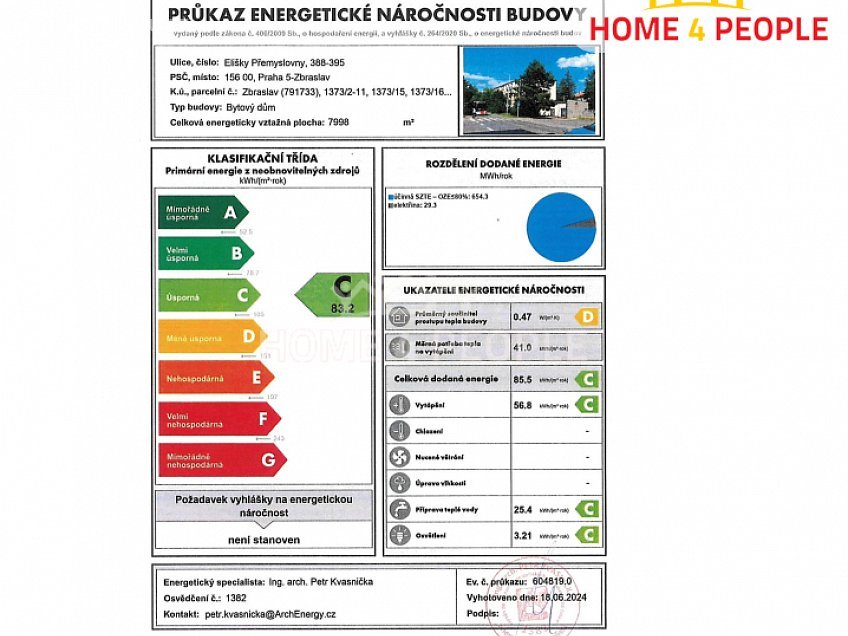 Pronájem bytu 4+1 96 m^2 Elišky Přemyslovny, Praha-Zbraslav 