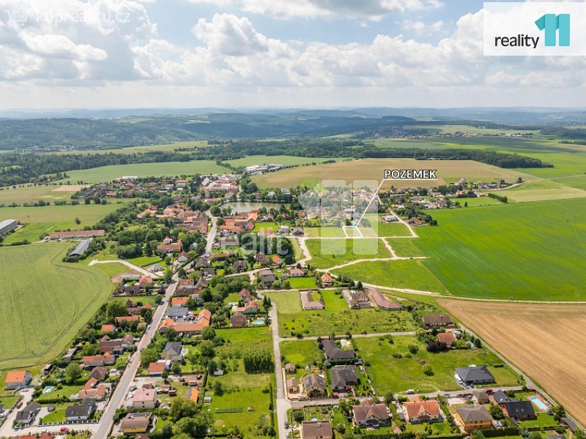 Prodej  stavebního pozemku 1257 m^2 Libeř, Libeř 