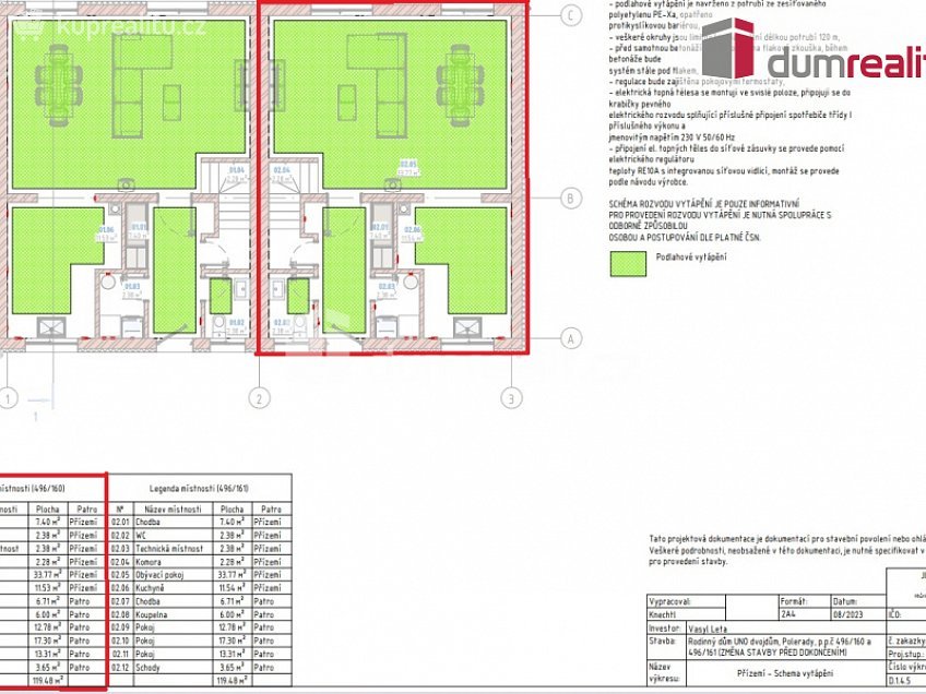 Prodej  rodinného domu 119 m^2 Polerady, Polerady 