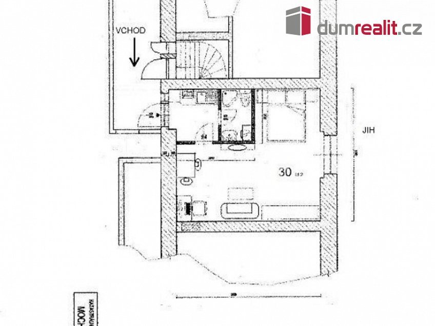 Pronájem bytu 1+1 40 m^2 Pod Kostelem, Mochov 