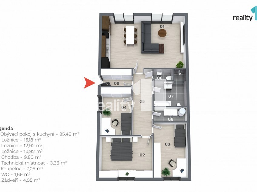 Prodej  rodinného domu 105 m^2 Polerady, Polerady 