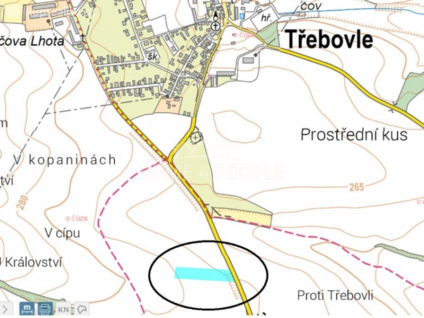 Prodej  pole 16384 m^2 Pražská, Kouřim 