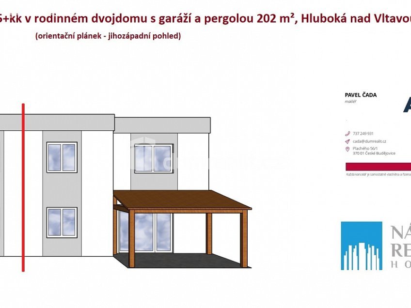 Prodej  domu na klíč 381 m^2 Munická, Hluboká nad Vltavou 