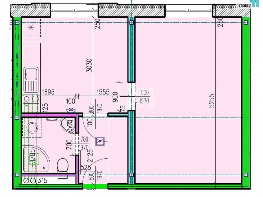 Pronájem bytu 2+kk 34 m^2 Paní Zdislavy, Česká Lípa 