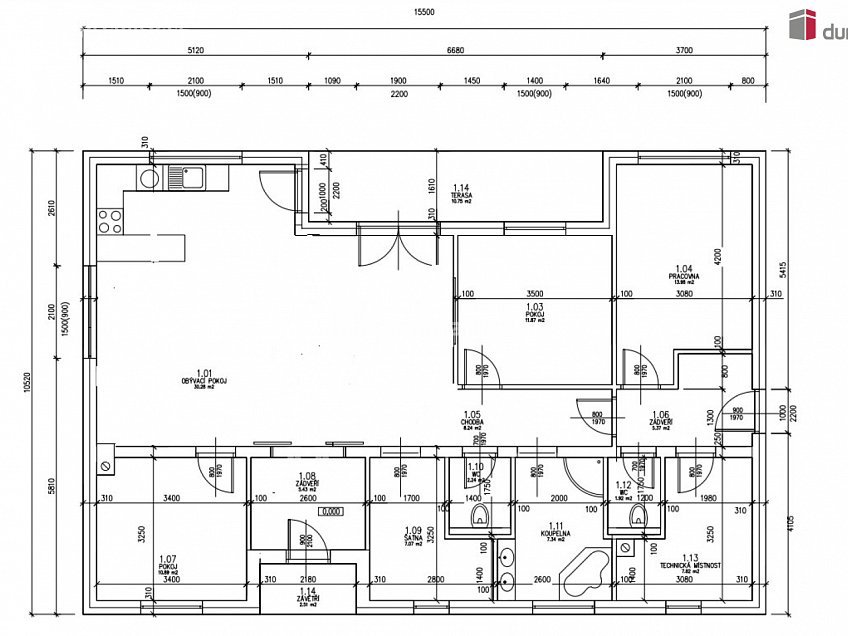 Prodej  rodinného domu 140 m^2 Na Vyhlídce, Přišimasy 