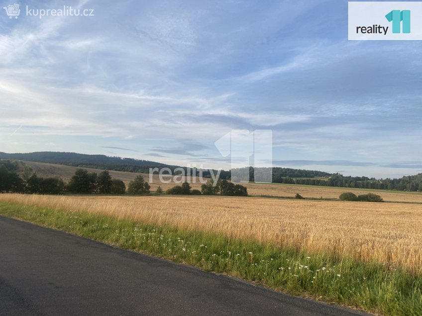 Prodej  stavebního pozemku 1455 m^2 Rožmitál pod Třemšínem, Rožmitál pod Třemšínem 