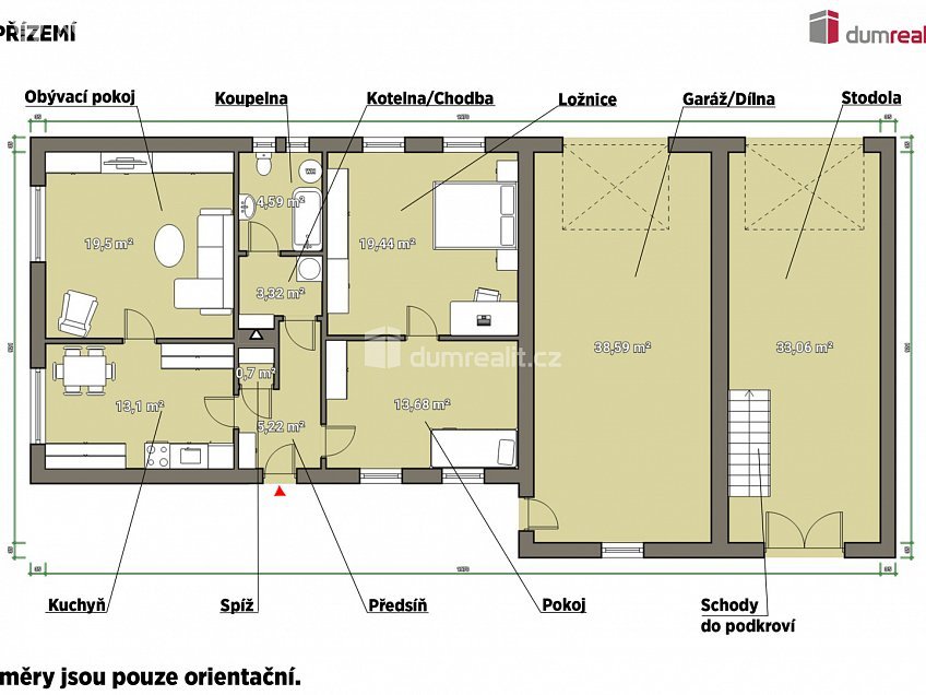 Prodej  rodinného domu 80 m^2 Pražská, Bor 