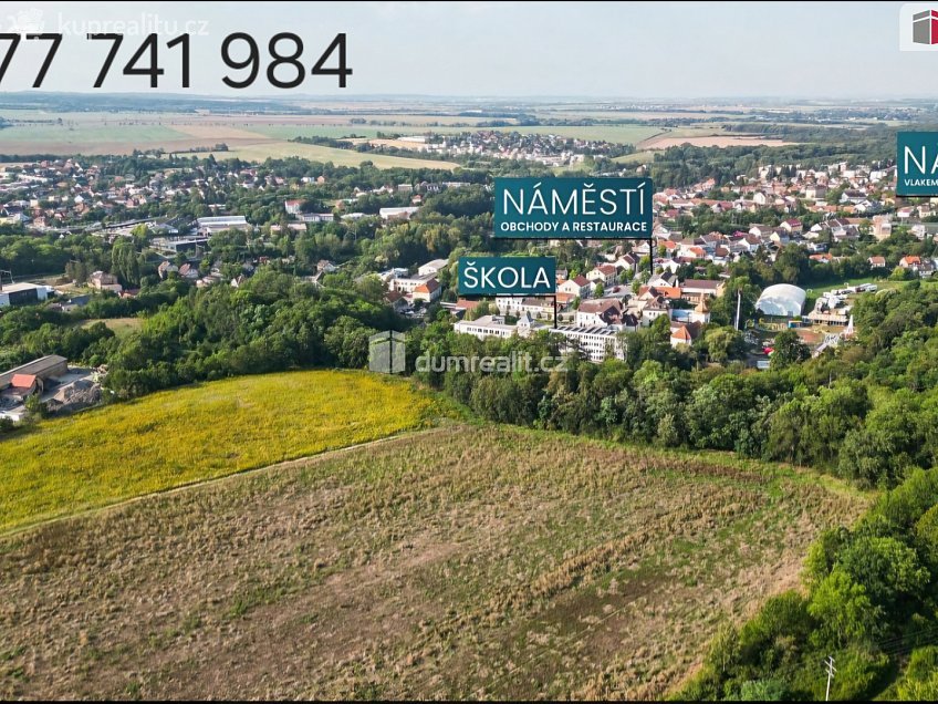 Prodej  stavebního pozemku 840 m^2 5. května, Úvaly 