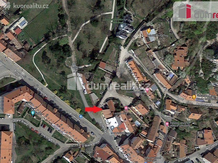 Prodej  ubytovacího zařízení 185 m^2 Brněnská, Mikulov 