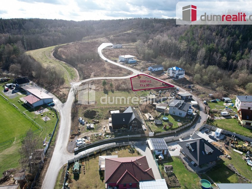 Prodej  stavebního pozemku 1000 m^2 Pod Sv. Jiřím, Libušín 