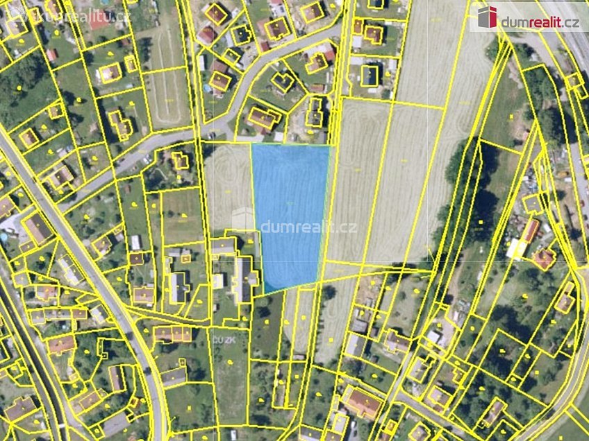 Prodej  stavebního pozemku 4102 m^2 Pocinovice, Pocinovice 