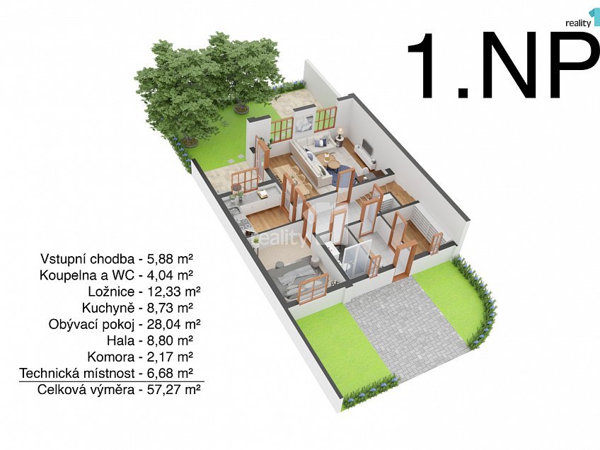 Prodej  rodinného domu 135 m^2 Pod Malým vrchem, Český Brod 