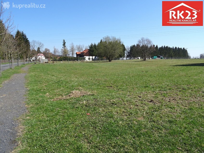 Prodej  stavebního pozemku 4038 m^2 Zádub-Závišín, Zádub-Závišín 