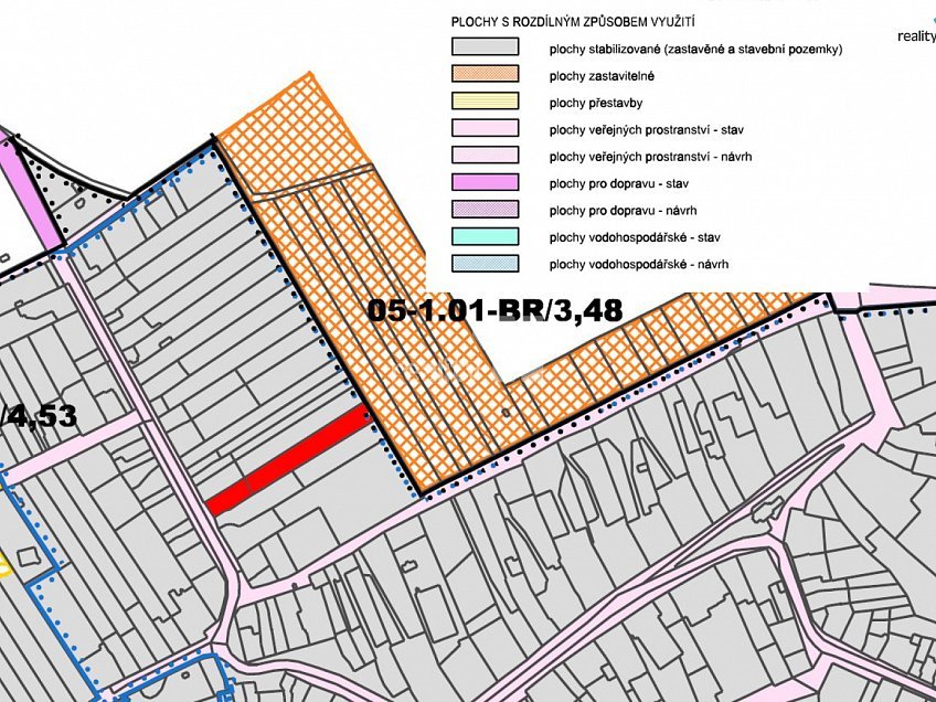 Prodej  stavebního pozemku 900 m^2 Přerov, Přerov 