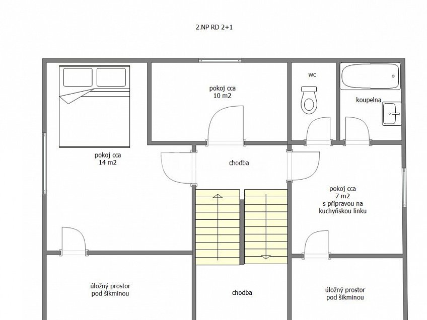 Pronájem  rodinného domu 120 m^2 U Hájovny, Mělník 