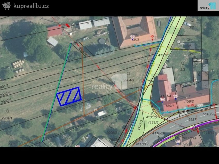 Prodej  stavebního pozemku 2696 m^2 Loukov, Loukov 