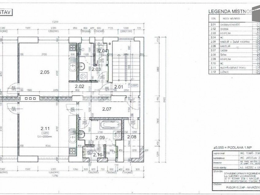 Pronájem bytu 2+kk 51 m^2 Luhačovská, Uherský Brod 