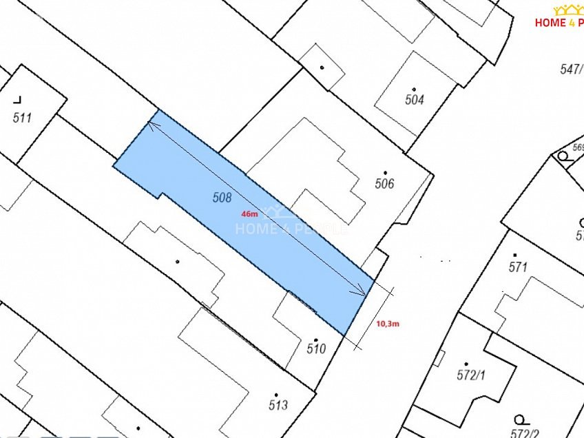 Prodej  projektu  rodinného domu 100 m^2 V Kútě, Uherský Brod 