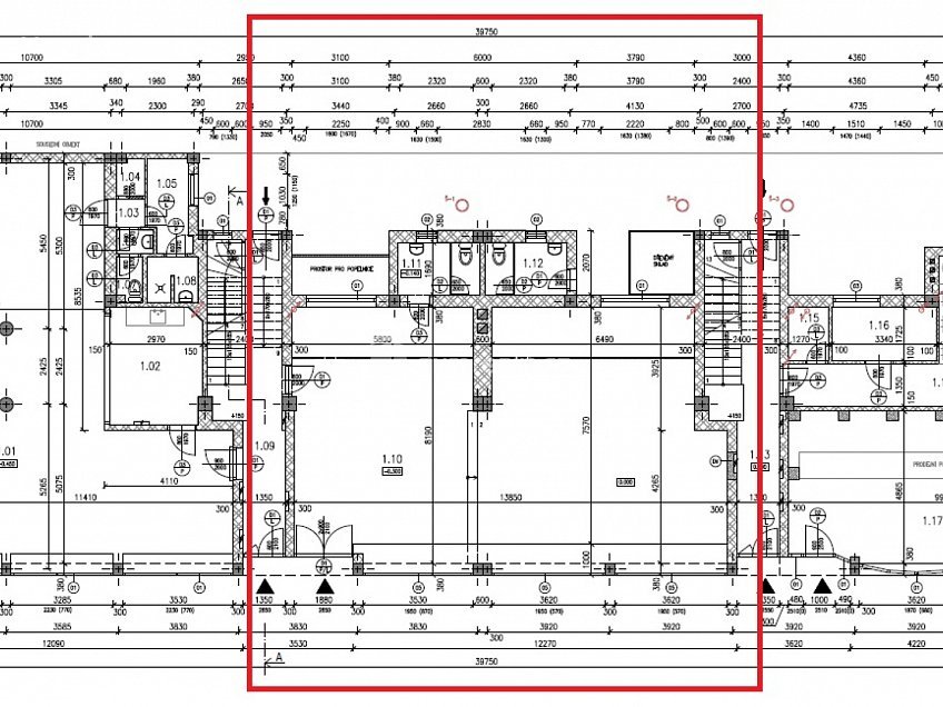 Pronájem  obchodních prostor 155 m^2 Školní, Zlín 