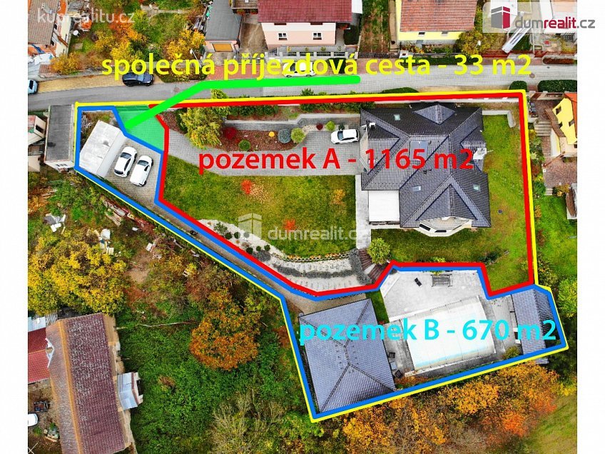 Prodej  projektu  rodinného domu 323 m^2 K úvozu, Praha-Lochkov 