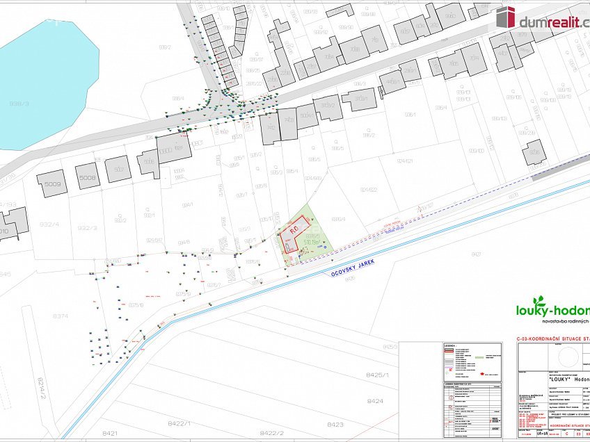 Prodej  stavebního pozemku 510 m^2 Perunská, Hodonín 