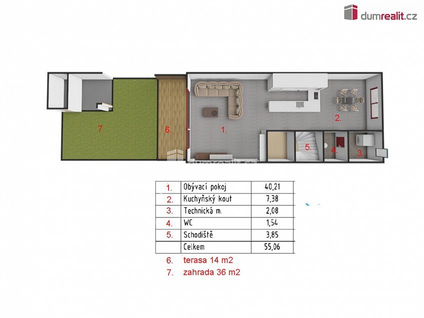 Pronájem  rodinného domu 164 m^2 Jiříkovská, Praha-Ďáblice 