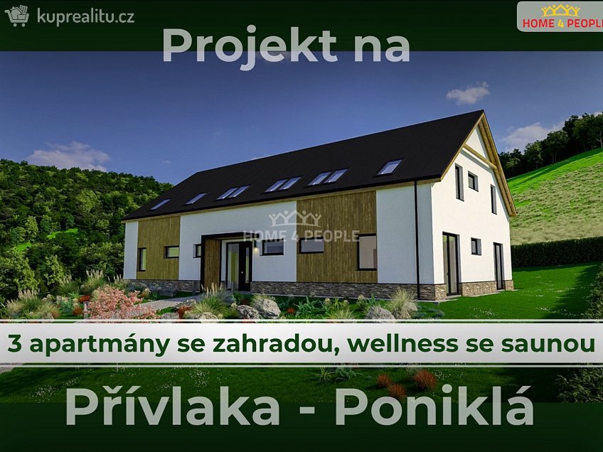 Prodej  stavebního pozemku 1636 m^2 Poniklá, Poniklá 