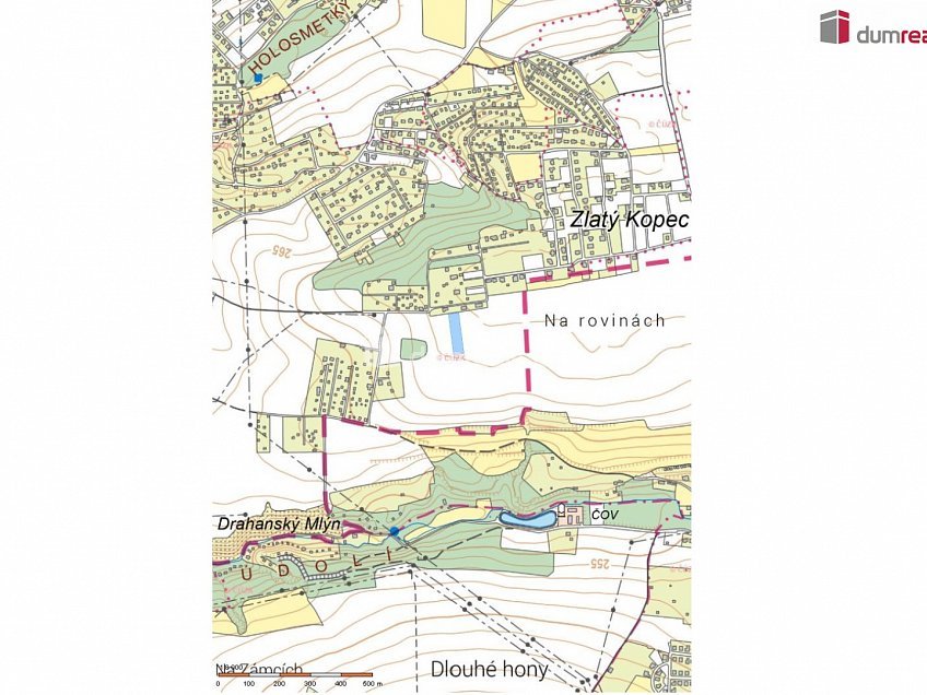 Prodej  pole 4615 m^2 Zdiby, Zdiby 