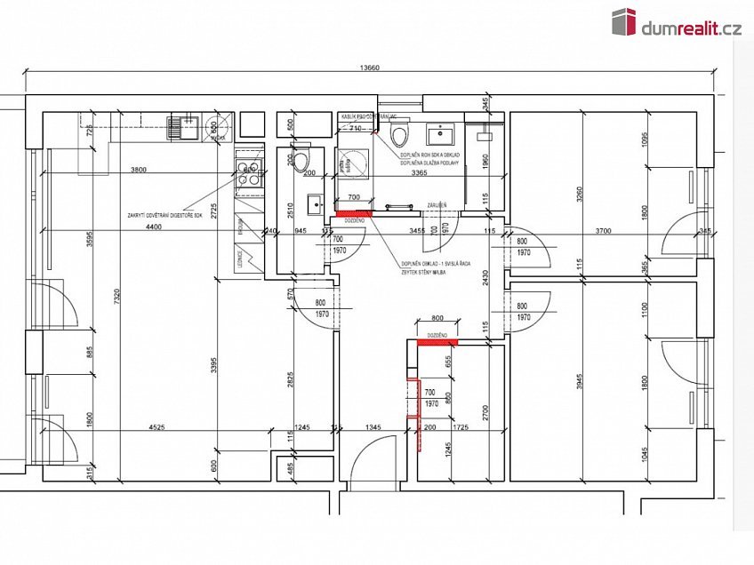 Pronájem bytu 3+kk 95 m^2 K Vystrkovu, Praha 12 