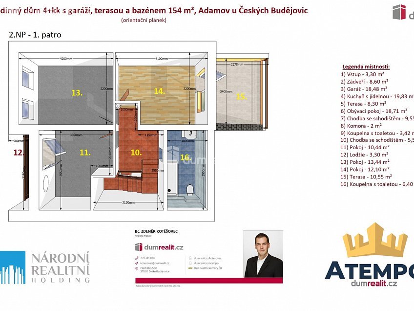 Prodej  rodinného domu 154 m^2 Třešňová, Adamov 