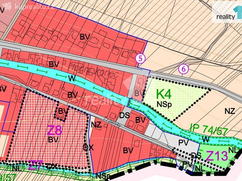 Prodej  stavebního pozemku 879 m^2 Křtomil, Křtomil 