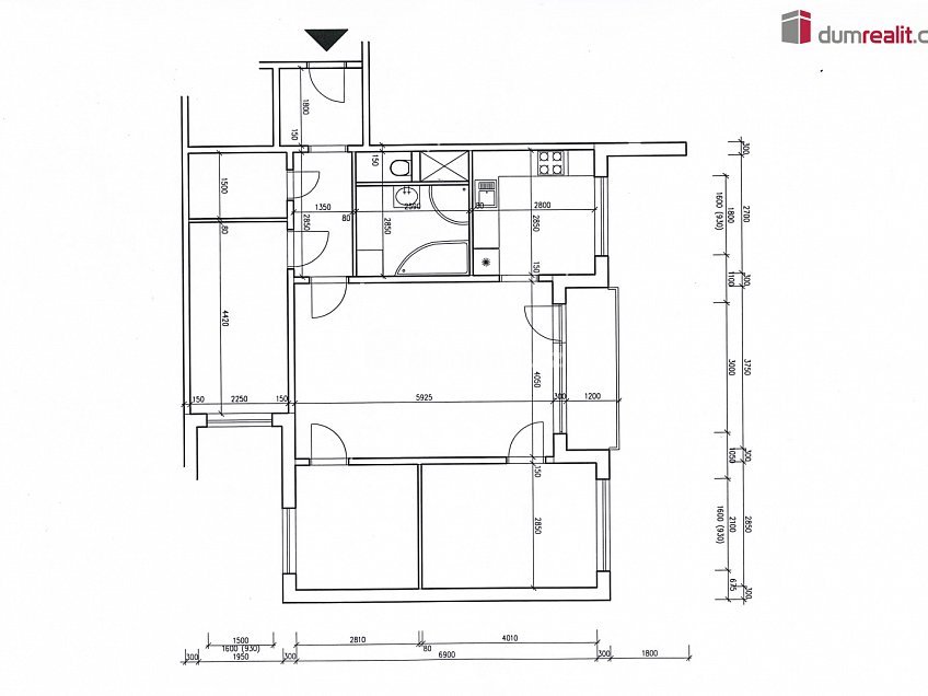 Prodej bytu 4+1 86 m^2 Na Honech III, Zlín 