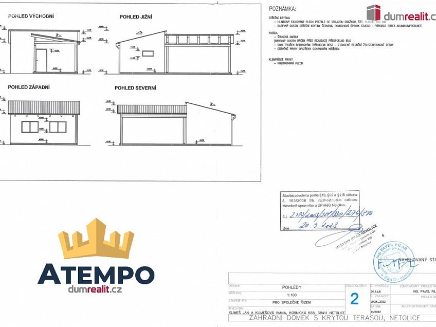 Prodej  zahrady 404 m^2 Netolice, Netolice 