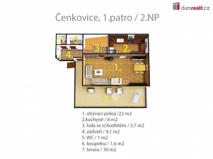 Prodej  chalupy 103 m^2 Čenkovice, Čenkovice 