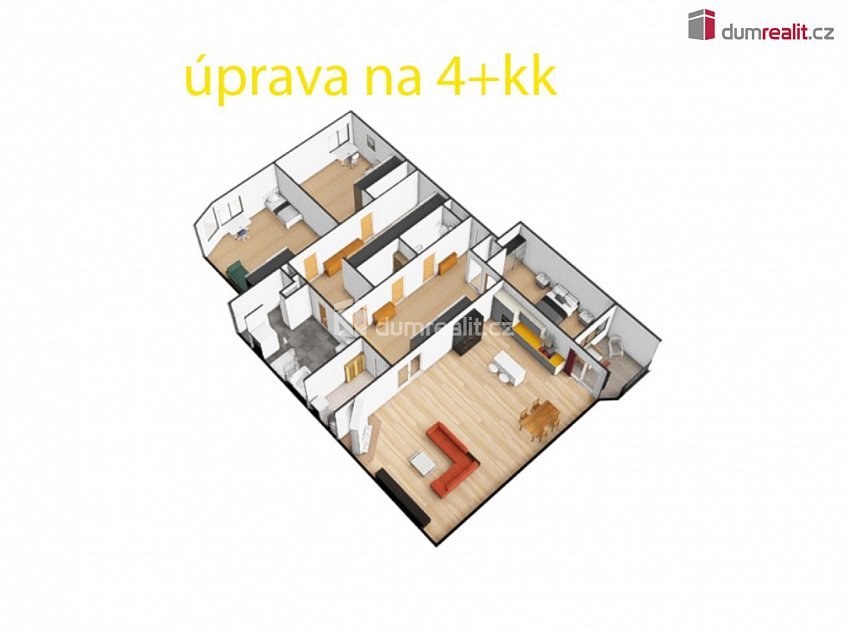 Prodej bytu 3+1 166 m^2 náměstí Josefa Machka, Praha 5 