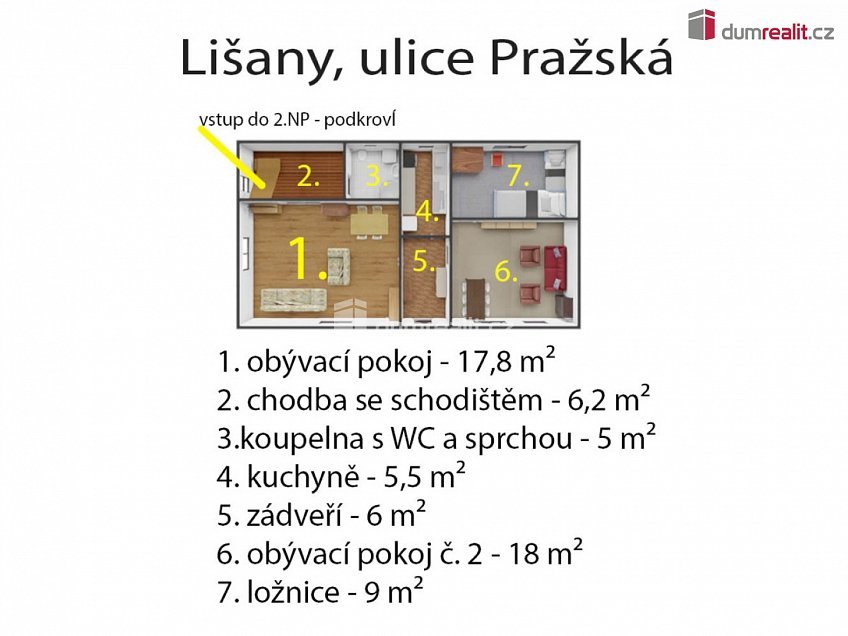 Prodej  rodinného domu 290 m^2 Pražská, Lišany 