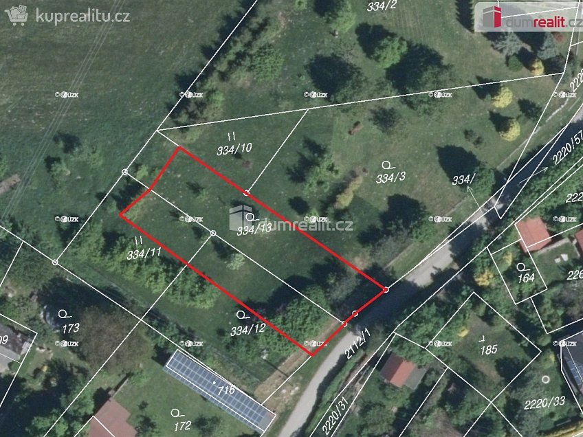 Prodej  stavebního pozemku 920 m^2 Lipnice nad Sázavou, Lipnice nad Sázavou 