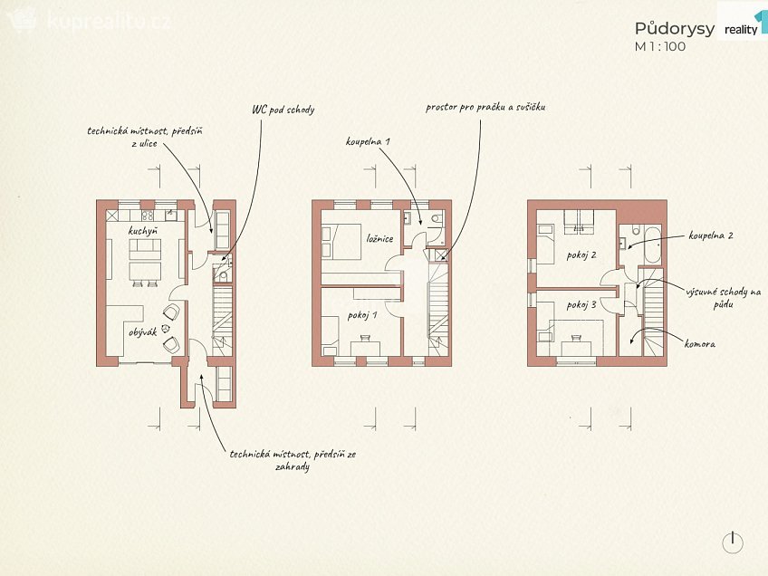 Prodej  projektu  rodinného domu 136 m^2 Jihlava, Jihlava 