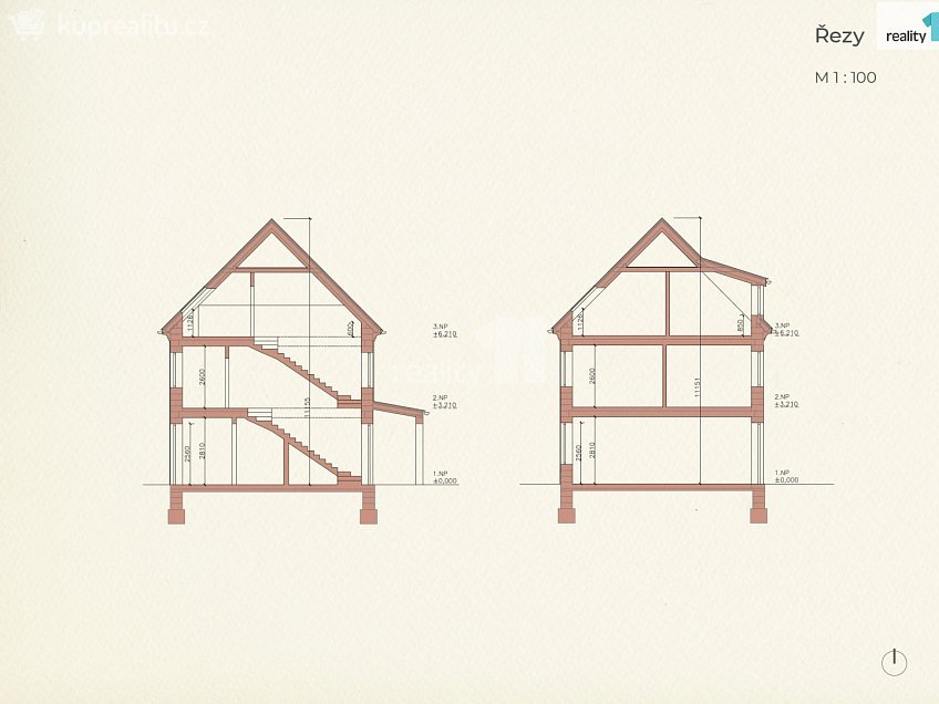 Prodej  projektu  rodinného domu 136 m^2 Jihlava, Jihlava 