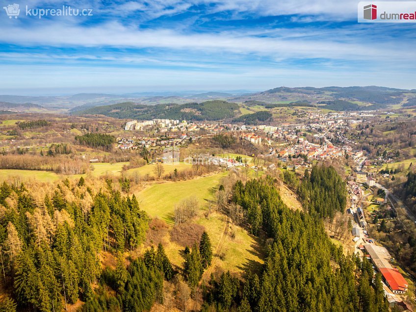 Prodej  stavebního pozemku 704 m^2 Hájná Hora, Vimperk 