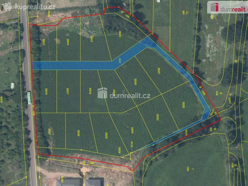 Prodej  stavebního pozemku 817 m^2 Nezabylice, Nezabylice 