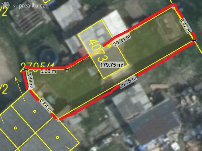 Pronájem  pozemku 180 m^2 Příbramská 909, Roky 33701