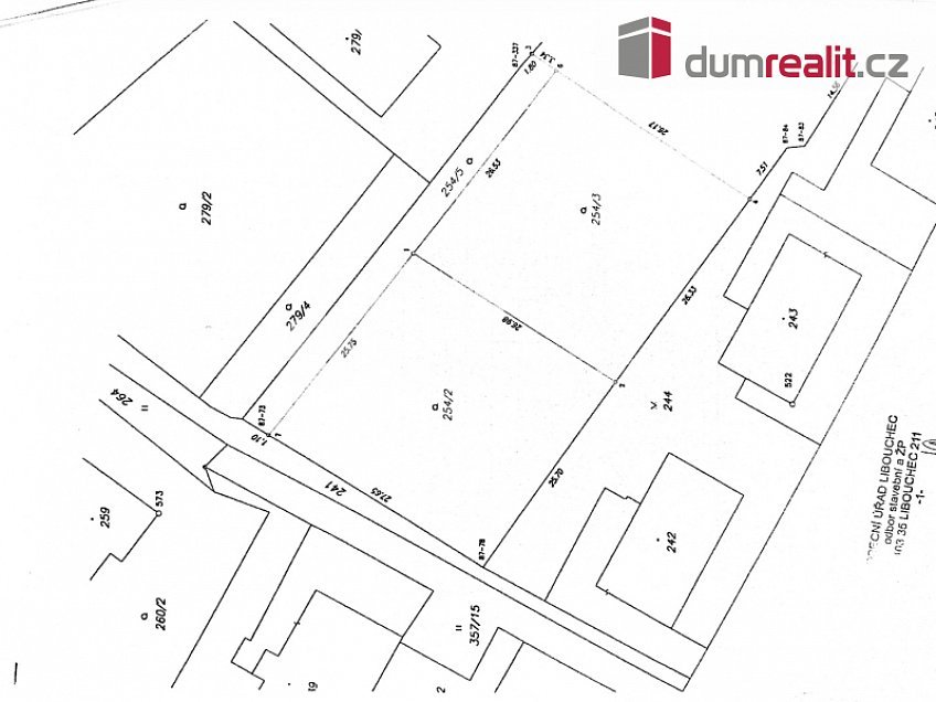 Prodej  stavebního pozemku 700 m^2 Velké Chvojno, Velké Chvojno 