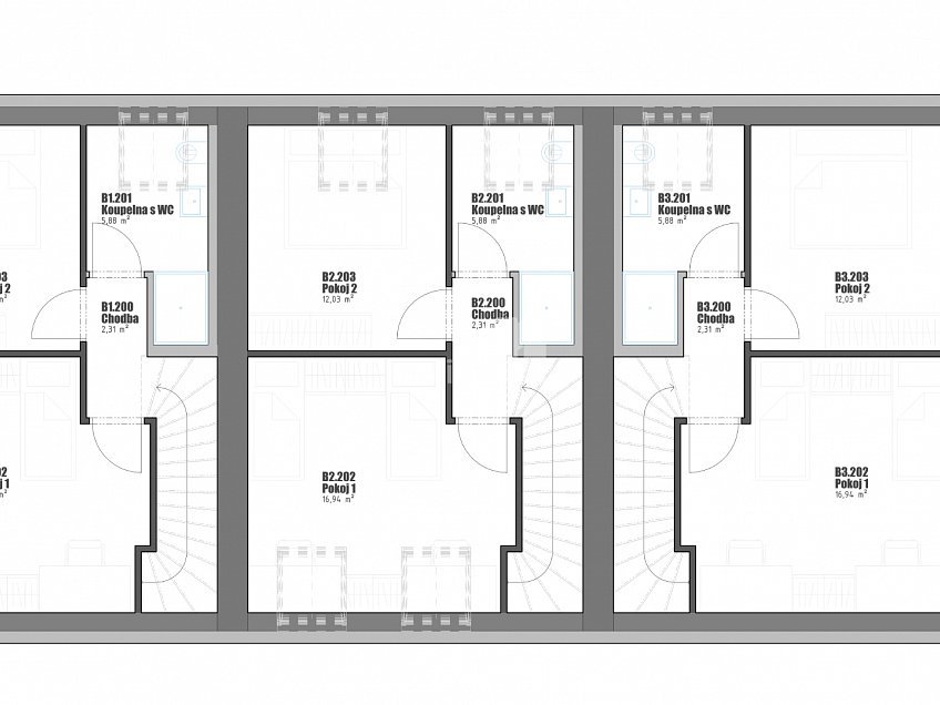 Prodej bytu 3+kk 79 m^2 Osek, Osek 